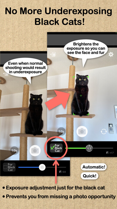 Emulate iPhone app BlackCatCamera using MyAndroid
