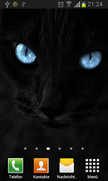 Emulate Android APK Black Cats Live Wallpaper
