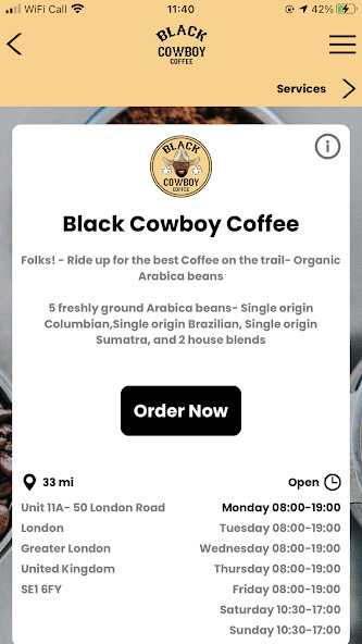 Run android online APK Black Cowboy Coffee from MyAndroid or emulate Black Cowboy Coffee using MyAndroid Run android online APK Black Cowboy Coffee from MyAndroid or emulate Black Cowboy Coffee using MyAndroid