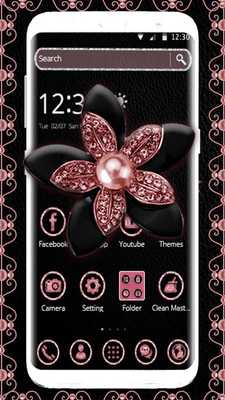Emulate Android APK Black Diamond Flower Theme Emulate Android APK Black Diamond Flower Theme