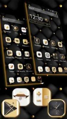 Emulate Android APK Black Golden Dot