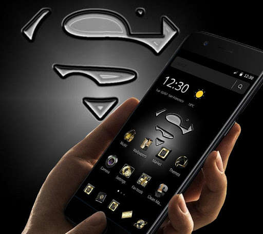 Emulate Android APK Black Hero Mark Business Theme