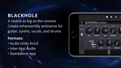 Emulate iPhone app Blackhole Reverb using MyAndroid