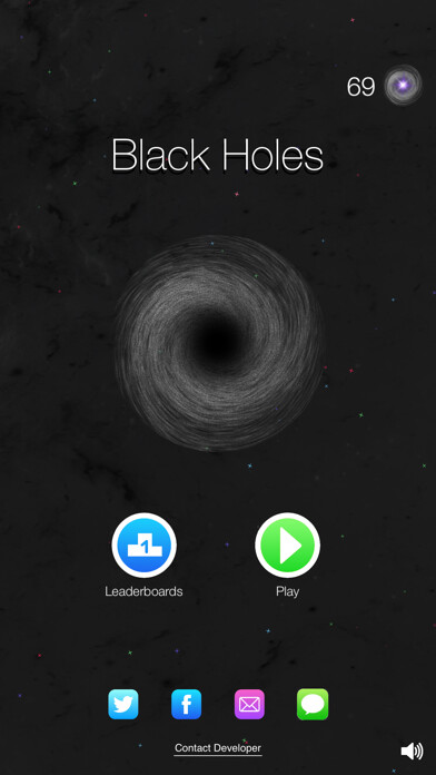 Emulate iPhone app Black Holes Shooter - Strategic Space Shooter using MyAndroid