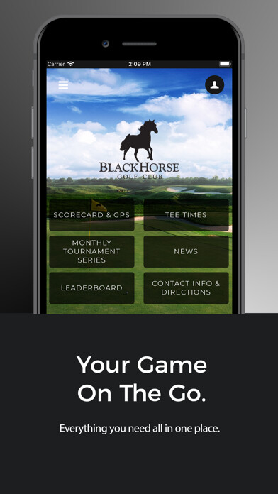 Emulate iPhone app BlackHorse Golf Club using MyAndroid