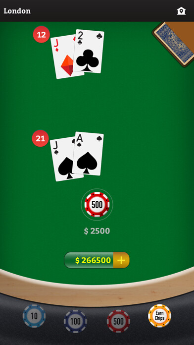 Emulate iPhone app Blackjack 21: Card Game using MyAndroid Emulate iPhone app Blackjack 21: Card Game using MyAndroid