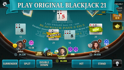 Emulate iPhone app Blackjack 21 - Casino Games using MyAndroid Emulate iPhone app Blackjack 21 - Casino Games using MyAndroid