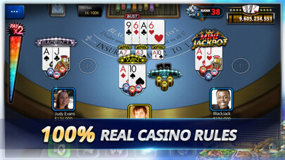 Emulate iPhone app Blackjack 21-World Tournament using MyAndroid Emulate iPhone app Blackjack 21-World Tournament using MyAndroid