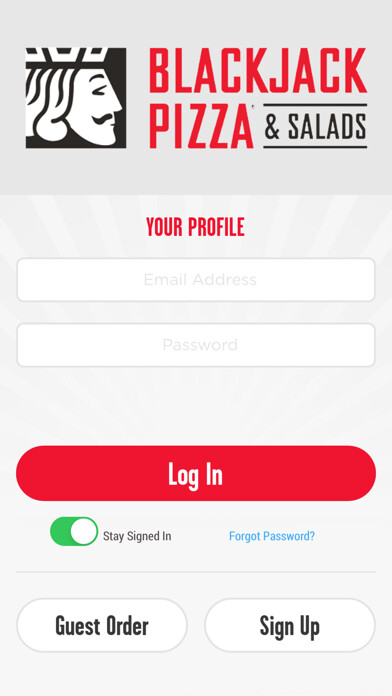Emulate iPhone app Blackjack Pizza using MyAndroid
