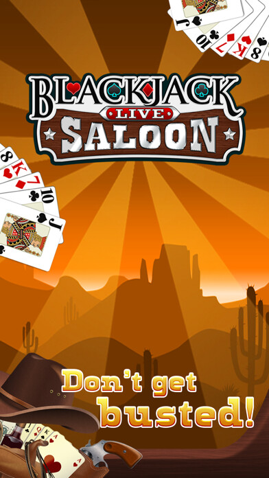 Emulate iPhone app BlackJack Saloon Casino Cards using MyAndroid