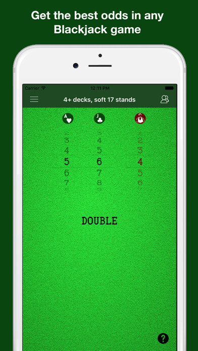 Emulate iPhone app Black Jack Strategy Assistant using MyAndroid Emulate iPhone app Black Jack Strategy Assistant using MyAndroid