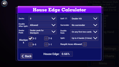 Emulate iPhone app Blackjack Trainer: All in one using MyAndroid