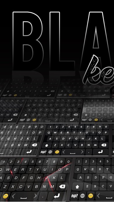 Emulate iPhone app Black keyboard Themes – Cool Fonts Changer using MyAndroid