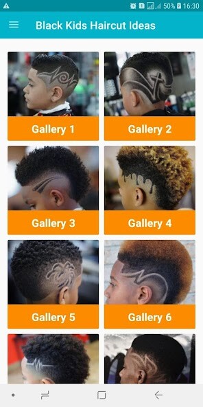 Run android online APK Black Kids Haircuts Ideas from MyAndroid or emulate Black Kids Haircuts Ideas using MyAndroid