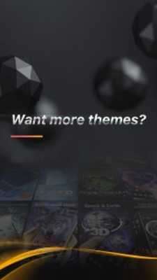 Emulate Android APK Black launcher theme wallpaper