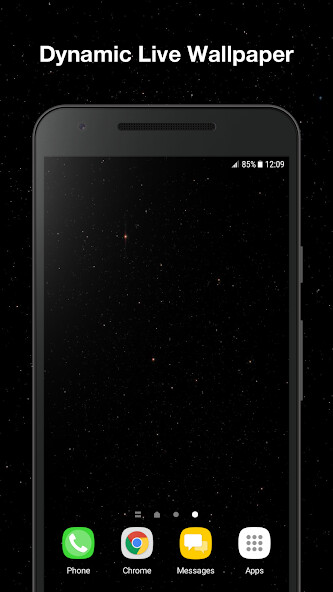 Emulate Android APK Black Live Wallpaper