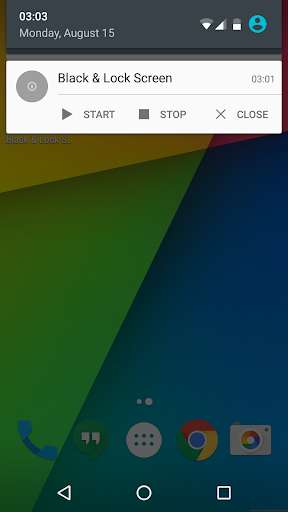 Run android online APK Black lock screen from MyAndroid or emulate Black lock screen using MyAndroid