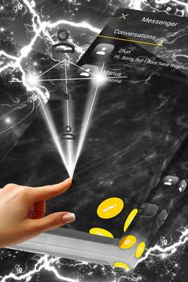 Emulate Android APK Black Marble SMS Theme Emulate Android APK Black Marble SMS Theme