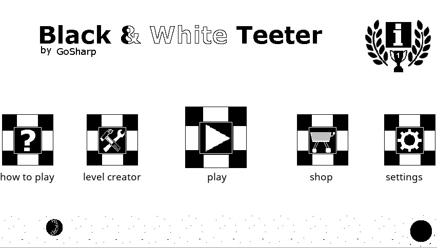 Run android online APK Black n White Teeter from MyAndroid or emulate Black n White Teeter using MyAndroid