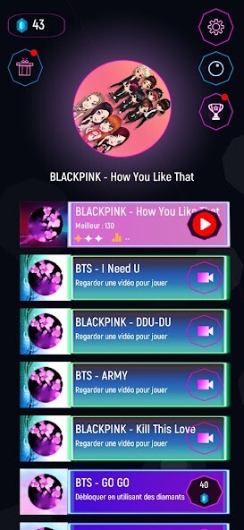 Run android online APK Blackpink VS BTS  : Tiles Hop from MyAndroid or emulate Blackpink VS BTS  : Tiles Hop using MyAndroid