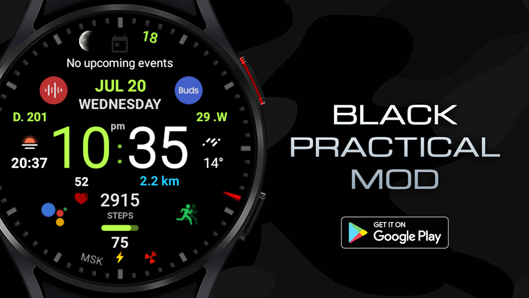 Run android online APK Black practical Mod Watch face from MyAndroid or emulate Black practical Mod Watch face using MyAndroid Run android online APK Black practical Mod Watch face from MyAndroid or emulate Black practical Mod Watch face using MyAndroid