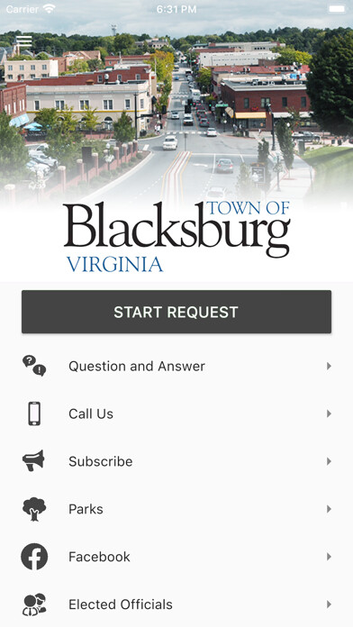 Emulate iPhone app Blacksburg At Your Request using MyAndroid Emulate iPhone app Blacksburg At Your Request using MyAndroid