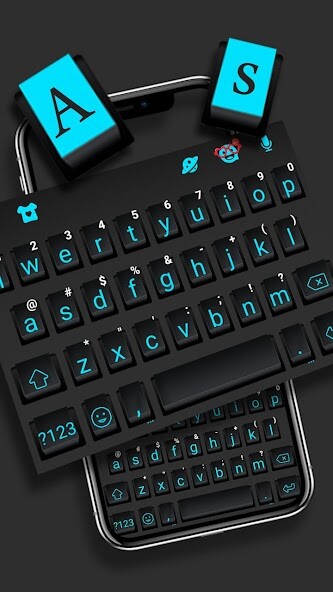 Run android online APK Black Simple Keyboard Theme from MyAndroid or emulate Black Simple Keyboard Theme using MyAndroid