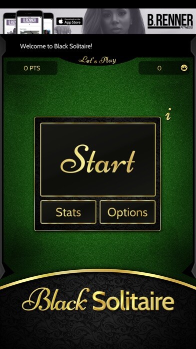 Emulate iPhone app Black Solitaire using MyAndroid