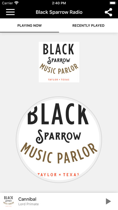 Emulate iPhone app Black Sparrow Radio using MyAndroid Emulate iPhone app Black Sparrow Radio using MyAndroid