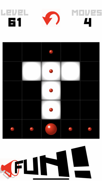 Emulate iPhone app Black Square Puzzle using MyAndroid
