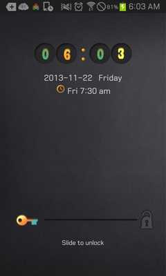 Emulate Android APK BlackSwitch go locker theme