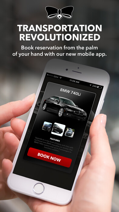 Emulate iPhone app Black Tie Res using MyAndroid