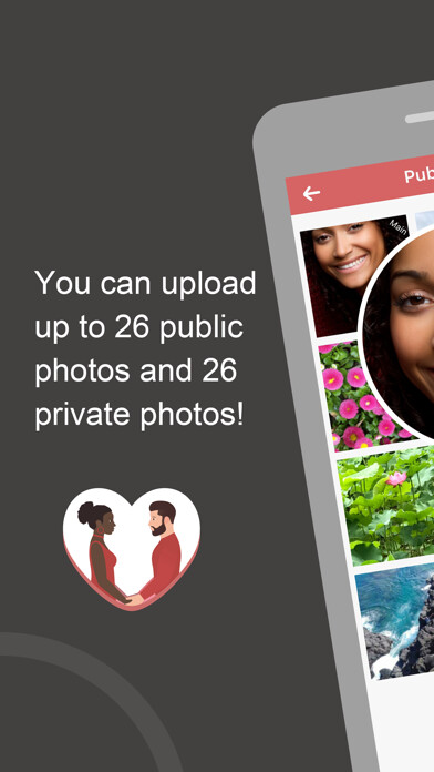 Emulate iPhone app Black White Dating App using MyAndroid