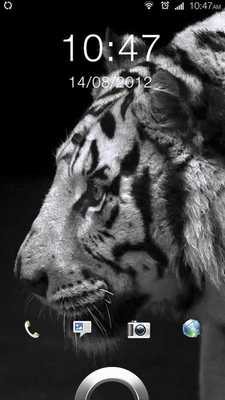 Emulate Android APK BlackWhite LikeTiger LWP