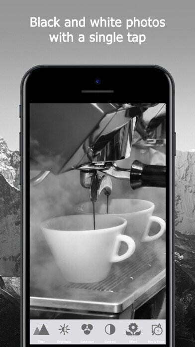 Emulate iPhone app Black & White Retro Pic Editor using MyAndroid Emulate iPhone app Black & White Retro Pic Editor using MyAndroid