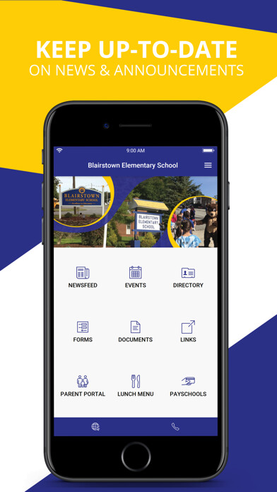 Emulate iPhone app Blairstown Elementary School using MyAndroid Emulate iPhone app Blairstown Elementary School using MyAndroid