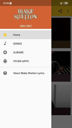 Run android online APK Blake Shelton Lyrics from MyAndroid or emulate Blake Shelton Lyrics using MyAndroid