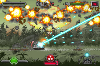 Emulate iPhone app Blaster Tank using MyAndroid