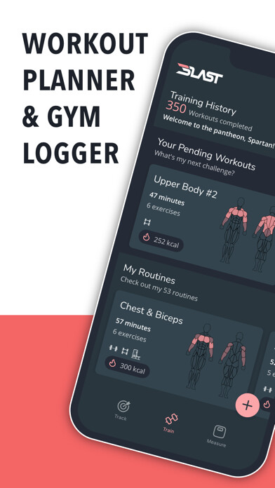 Emulate iPhone app Blast - Gym Workout Tracker using MyAndroid Emulate iPhone app Blast - Gym Workout Tracker using MyAndroid