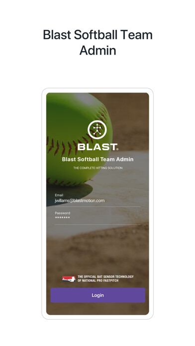 Emulate iPhone app Blast Softball Team Admin using MyAndroid Emulate iPhone app Blast Softball Team Admin using MyAndroid