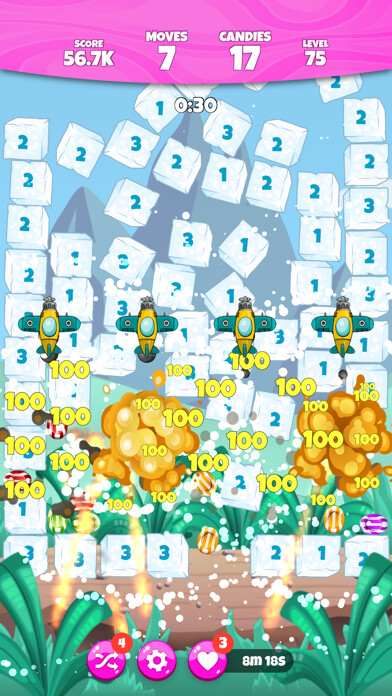 Emulate iPhone app Blast The Candy using MyAndroid