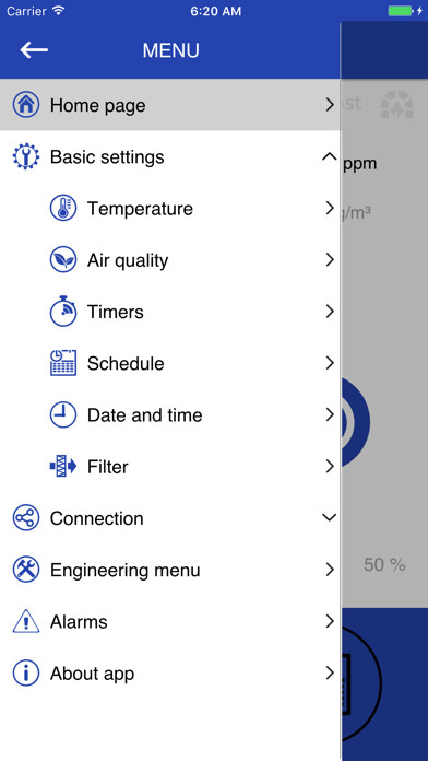 Emulate iPhone app Blauberg AHU using MyAndroid Emulate iPhone app Blauberg AHU using MyAndroid