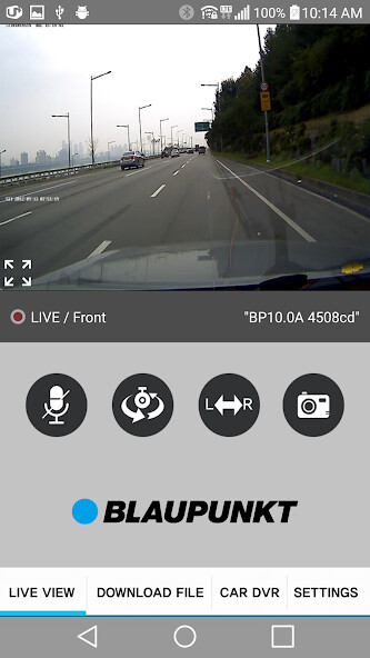 Emulate iPhone app Blaupunkt DVR BP10 using MyAndroid Emulate iPhone app Blaupunkt DVR BP10 using MyAndroid