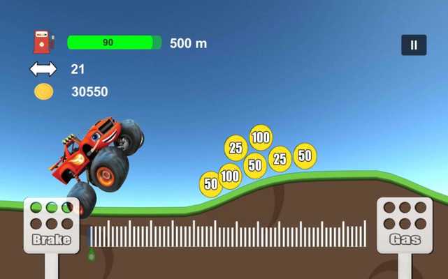 Emulate Android APK Blaze and The Hill Racing Machine