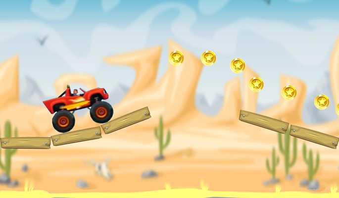 Emulate Android APK blaze monster car : city race