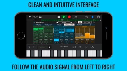 Emulate iPhone app BLEASS Alpha Synthesizer using MyAndroid