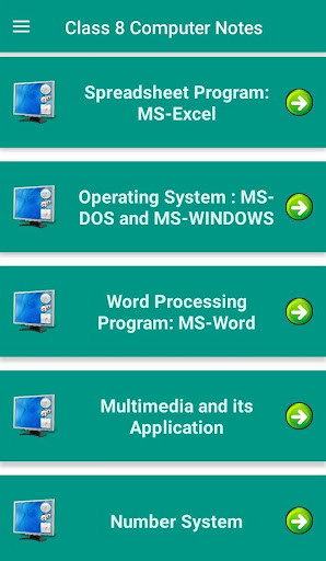 Run android online APK BLE Class 8 Computer Notes Nepal Offline from MyAndroid or emulate BLE Class 8 Computer Notes Nepal Offline using MyAndroid