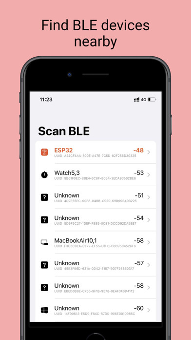 Emulate iPhone app BLE Device Scan using MyAndroid Emulate iPhone app BLE Device Scan using MyAndroid