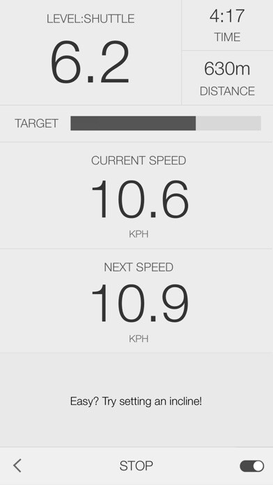 Emulate iPhone app Bleep Test 15m Treadmill using MyAndroid Emulate iPhone app Bleep Test 15m Treadmill using MyAndroid