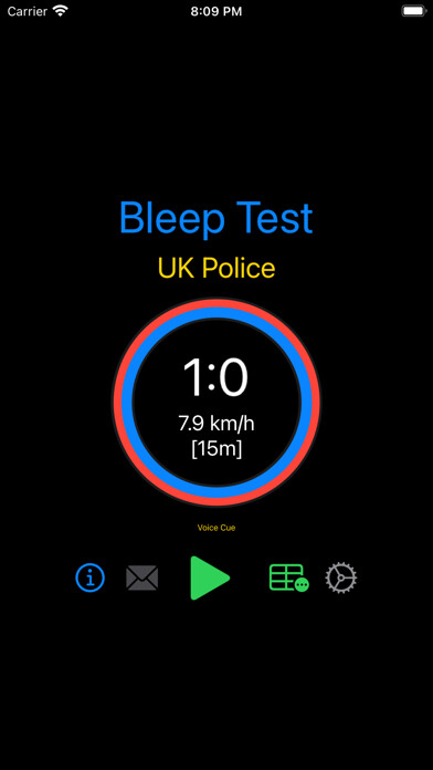 Emulate iPhone app Bleep Test UK Police using MyAndroid